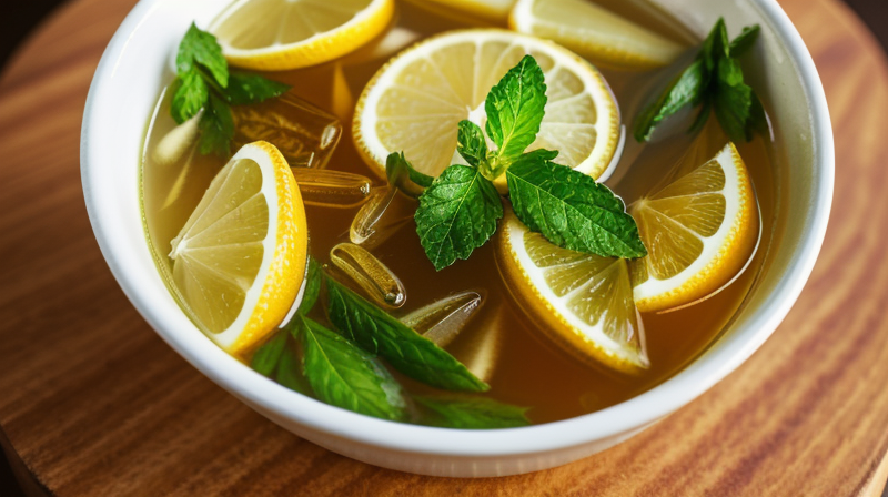 Detalle de ingredientes naturales medicinales