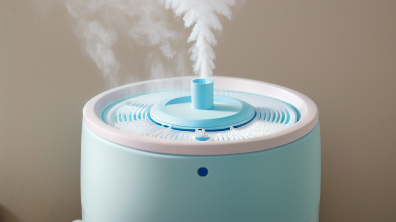 madre cuidando bebé con vapor