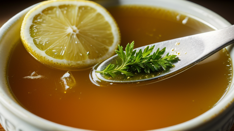 honey and herbs for cough